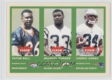 2004 Fleer Tradition - [Base] - Green #359 - Tatum Bell, Michael Turner, Cedric Cobbs