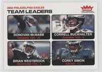 Team Leaders - Donovan McNabb, Correll Buckhalter, Brian Westbrook, Corey Simon