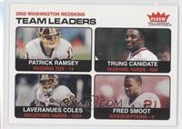 Team Leaders - Patrick Ramsey, Trung Canidate, Laveranues Coles, Fred Smoot