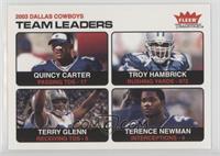 Team Leaders - Troy Hambrick, Terry Glenn, Terence Newman, Quincy Carter