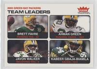 Team Leaders - Brett Favre, Ahman Green, Javon Walker, Kabeer Gbaja-Biamila