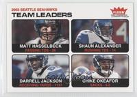 Team Leaders - Matt Hasselbeck, Shaun Alexander, Darrell Jackson, Chike Okeafor