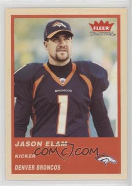 2004 Fleer Tradition - [Base] #290 - Jason Elam