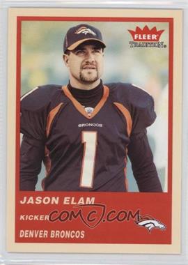 2004 Fleer Tradition - [Base] #290 - Jason Elam