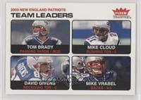Team Leaders - Tom Brady, Mike Cloud, David Givens, Mike Vrabel