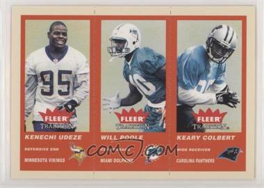 2004 Fleer Tradition - [Base] #354 - Kenechi Udeze, Will Poole, Keary Colbert