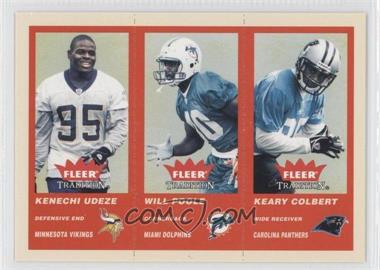 2004 Fleer Tradition - [Base] #354 - Kenechi Udeze, Will Poole, Keary Colbert