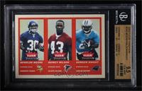 Mewelde Moore, Quincy Wilson, Derrick Knight [BGS 9.5 GEM MINT]