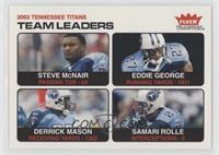 Team Leaders - Steve McNair, Eddie George, Derrick Mason, Samari Rolle