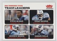 Team Leaders - Steve McNair, Eddie George, Derrick Mason, Samari Rolle