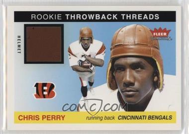2004 Fleer Tradition - Rookie Throwback Threads - Helmet #TT-CP - Chris Perry