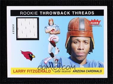2004 Fleer Tradition - Rookie Throwback Threads - Jersey #TT-LF - Larry Fitzgerald