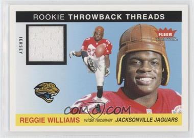 2004 Fleer Tradition - Rookie Throwback Threads - Jersey #TT-RW3 - Reggie Williams