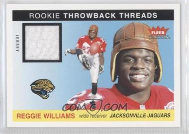 2004 Fleer Tradition - Rookie Throwback Threads - Jersey #TT-RW3 - Reggie Williams