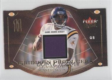 2004 Fleer Ultra - Gridiron Producers Game-Used - Gold #GP/DC - Daunte Culpepper /77