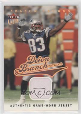 2004 Fleer Ultra - Season Crowns Game-Used - Copper #19 - Deion Branch /349