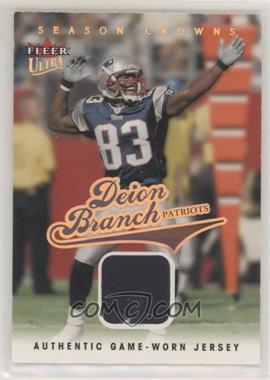 2004 Fleer Ultra - Season Crowns Game-Used - Copper #19 - Deion Branch /349 [EX to NM]