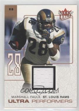 2004 Fleer Ultra - Ultra Performers Game-Used - Copper #UP/MF - Marshall Faulk