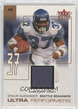 2004 Fleer Ultra - Ultra Performers Game-Used - Copper #UP/SA - Shaun Alexander