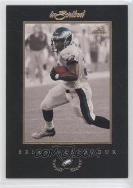 2004 Fleer inScribed - [Base] - Black Border Gold Missing Serial Number #37 - Brian Westbrook