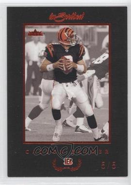 2004 Fleer inScribed - [Base] - Black Border Red #30 - Carson Palmer /5