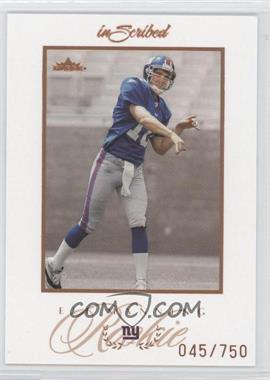 2004 Fleer inScribed - [Base] #76 - Eli Manning /750