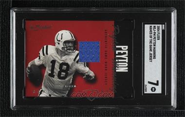 2004 Fleer inScribed - Names of the Game - Jerseys #NGJ-PM - Peyton Manning [SGC 7 NM]