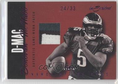 2004 Fleer inScribed - Names of the Game - Purple Jerseys Patch #NGJ-DM - Donovan McNabb /33