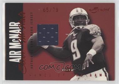 2004 Fleer inScribed - Names of the Game - Red Jerseys #NGJ-SM - Steve McNair /79