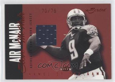 2004 Fleer inScribed - Names of the Game - Red Jerseys #NGJ-SM - Steve McNair /79 [Noted]