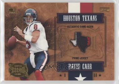 2004 Houston Texans Super Bowl XXXVIII - Jerseys - Prime Missing Serial Number #SB-1 - David Carr