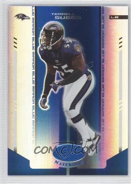 2004 Leaf Certified Materials - [Base] - Mirror Blue #12 - Terrell Suggs /50