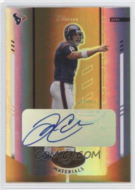 2004 Leaf Certified Materials - [Base] - Mirror Gold Signatures #47 - David Carr /25