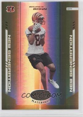 2004 Leaf Certified Materials - [Base] - Mirror Gold #188 - New Generation - Maurice Mann /25