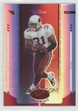 2004 Leaf Certified Materials - [Base] - Mirror Red #4 - Marcel Shipp /100