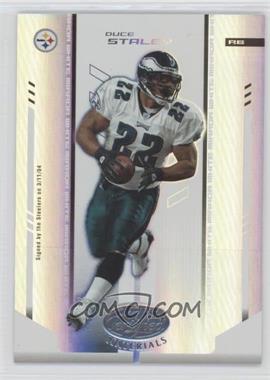 2004 Leaf Certified Materials - [Base] - Mirror White #97 - Duce Staley /150
