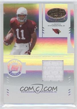 2004 Leaf Certified Materials - [Base] #201 - Freshman Fabric - Larry Fitzgerald /1250