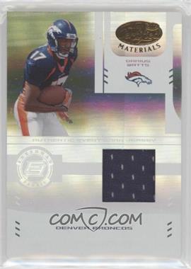 2004 Leaf Certified Materials - [Base] #214 - Freshman Fabric - Darius Watts /1250