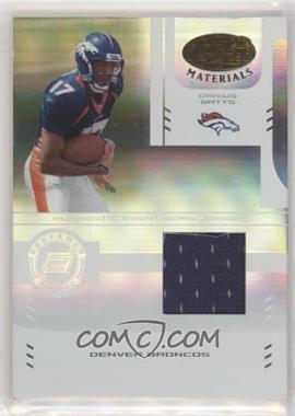 2004 Leaf Certified Materials - [Base] #214 - Freshman Fabric - Darius Watts /1250