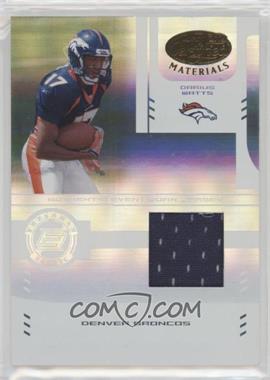 2004 Leaf Certified Materials - [Base] #214 - Freshman Fabric - Darius Watts /1250