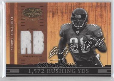 2004 Leaf Certified Materials - Certified Skills - Positions #CS-25 - Fred Taylor /75