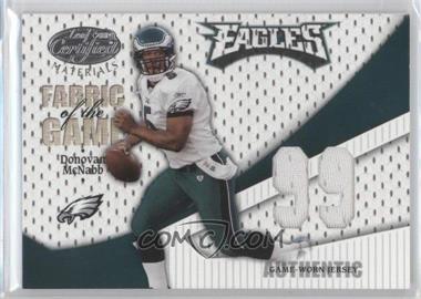 2004 Leaf Certified Materials - Fabric of the Game - Debut Year #FG-30 - Donovan McNabb /99