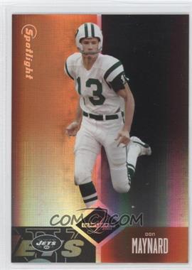 2004 Leaf Limited - [Base] - Spotlight Bronze #110 - Don Maynard /100