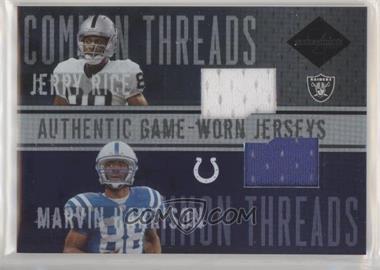 2004 Leaf Limited - Common Threads #CT-27 - Jerry Rice, Marvin Harrison /50