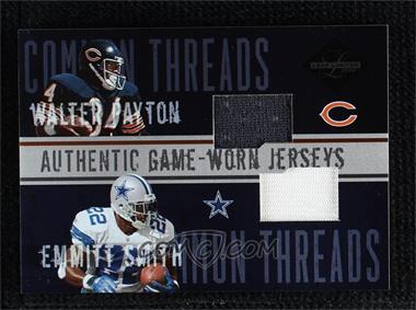 2004 Leaf Limited - Common Threads #CT-49 - Emmitt Smith, Walter Payton /50