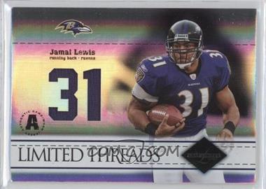 2004 Leaf Limited - Limited Threads - Die-Cut Jersey Numbers #LT-43 - Jamal Lewis /31
