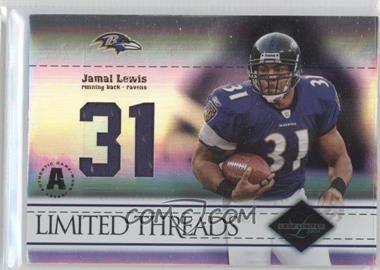 2004 Leaf Limited - Limited Threads - Die-Cut Jersey Numbers #LT-43 - Jamal Lewis /31