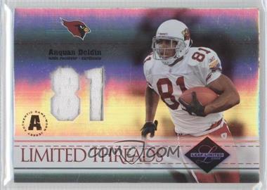 2004 Leaf Limited - Limited Threads - Die-Cut Jersey Numbers #LT-7 - Anquan Boldin /81