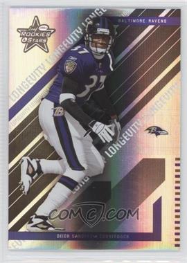 2004 Leaf Rookies & Stars - [Base] - Longevity Parallel Holofoil #50 - Deion Sanders /75