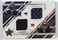 Dual Rookie Jersey - Steven Jackson, Chris Perry [Good to VG‑EX…